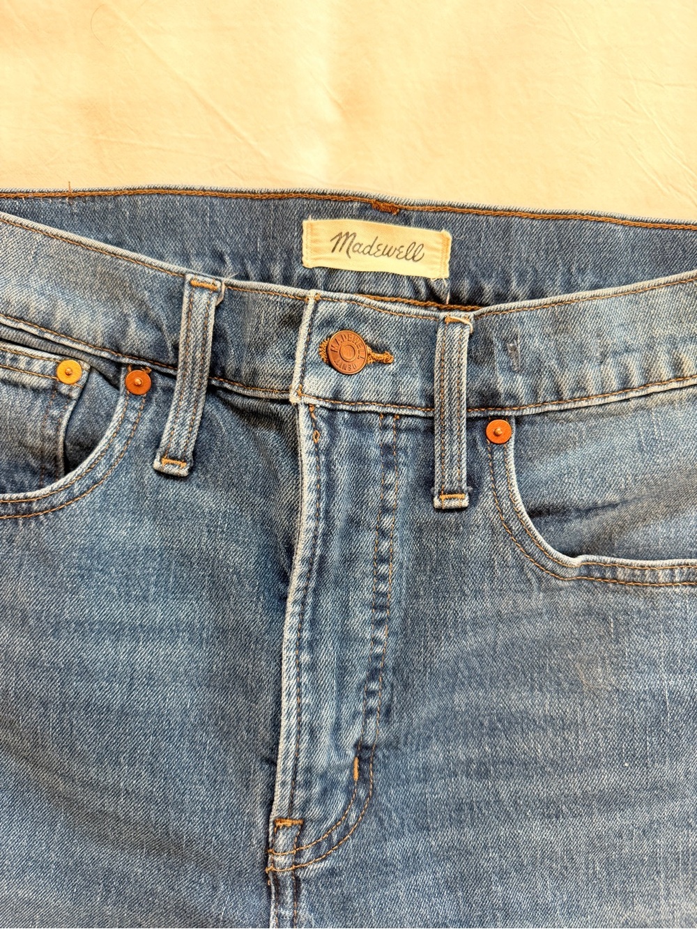Madewell Women's The Perfect Vintage Jean Blue High-Rise Jeans